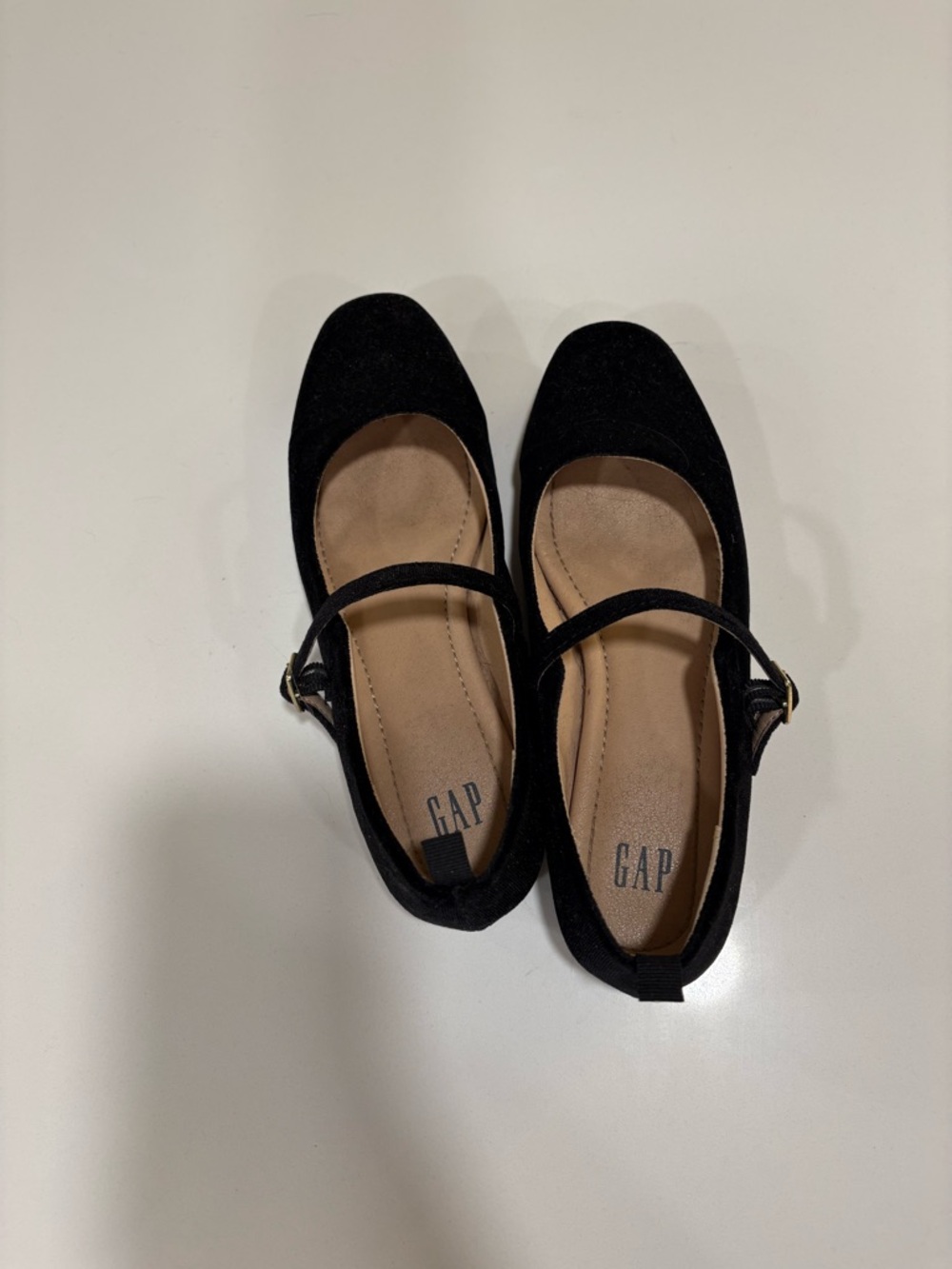 GAP Velvet Black Mary Jane Ballet Flat - Picture 3 of 4